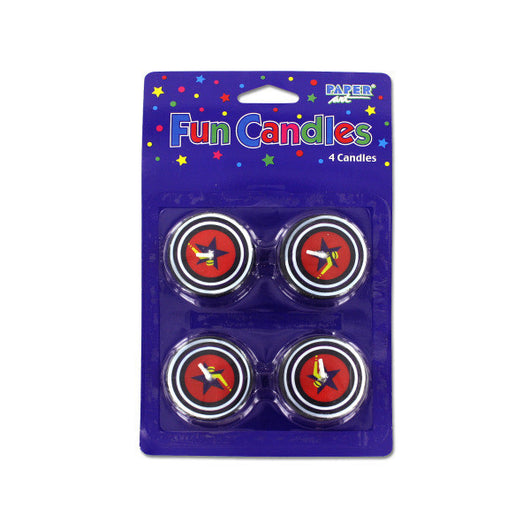 Hockey Puck Candles