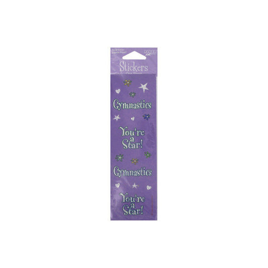 Gymnastics Stickers, One Sheet