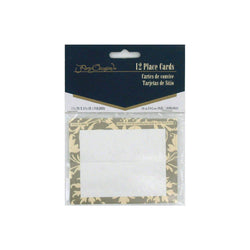 Tapestry Champagne Place Cards, Pack Of 12