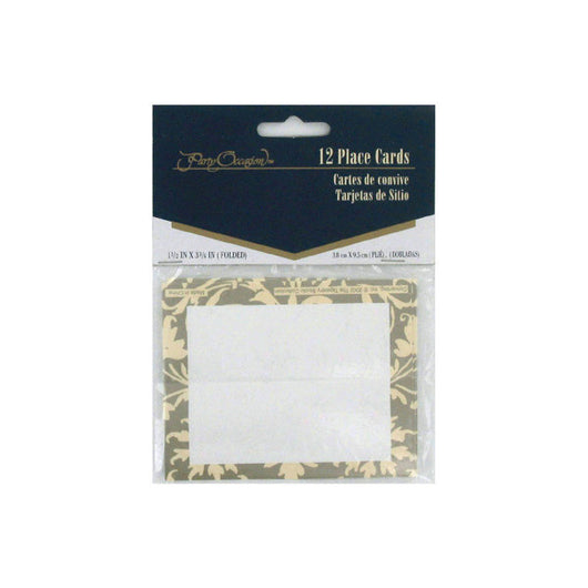 Tapestry Champagne Place Cards, Pack Of 12