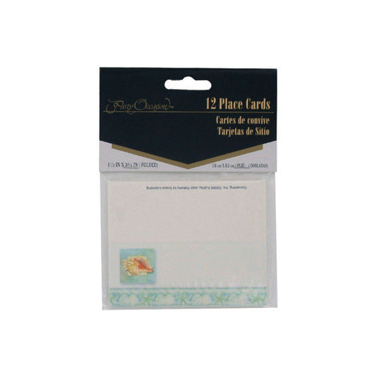 Tranquil Seas Place Cards, Pack Of 12