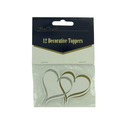 Heart Toppers, Pack Of 12