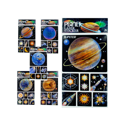 Planetary Laser Stickers