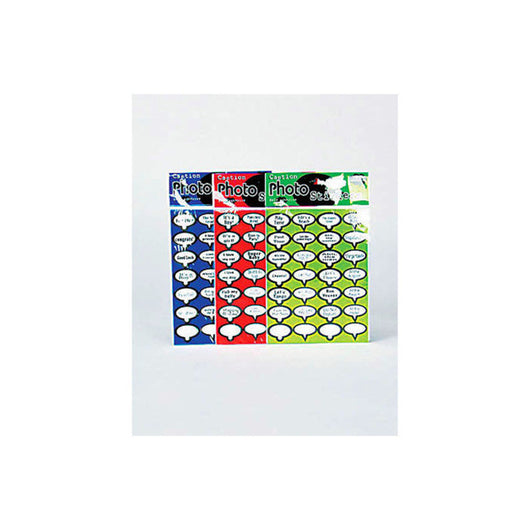 Photo Caption Stickers, Pack Of 56