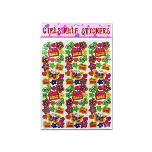 Girls Rule Stickers