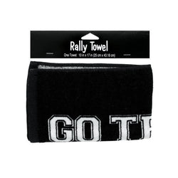 Black Rally Towel