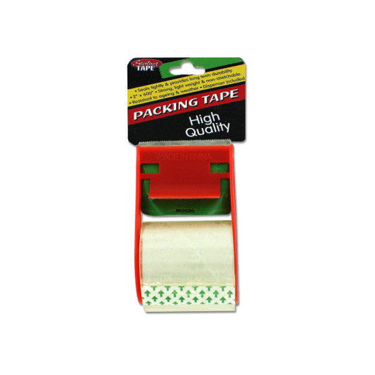 Packing Tape With Plastic Dispenser