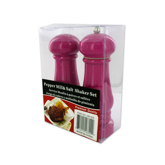 Pepper Mill And Salt Shaker Set