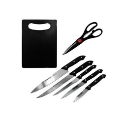 Knife Set With Kitchen Scissors And Cutting Board