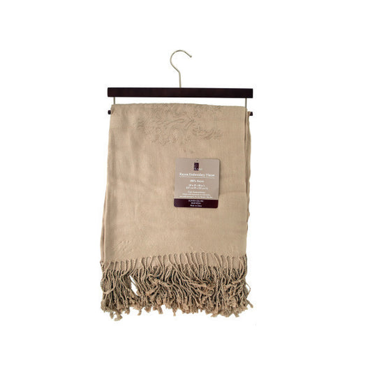 50X60 Rayon Throw W/Hangar