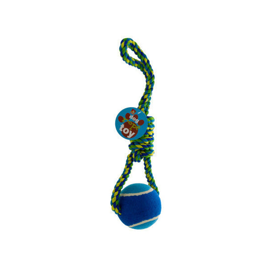 Jumbo Ball And Rope Dog Toy