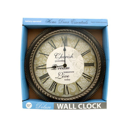 12 Inch Wall Clock Assorted Designs (Req. 1 Aa Battery)