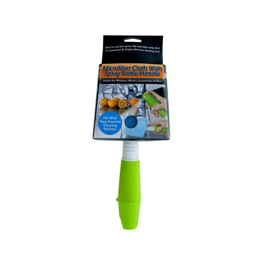 Microfiber Cloth With Spray Bottle Handle