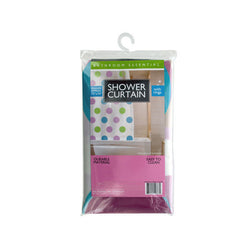 Easy To Clean Shower Curtain With Rings Set