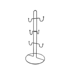 6-Hook Iron Mug Stand