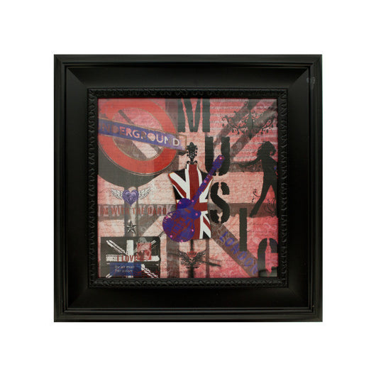 Rock & Roll Framed Art