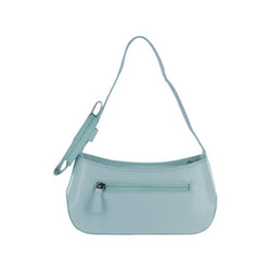 Small Light Blue Handbag With Cell Phone Case