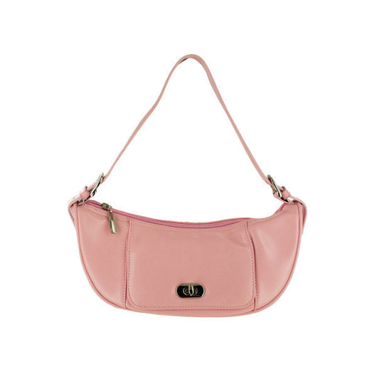 Pink Handbag With Pockets