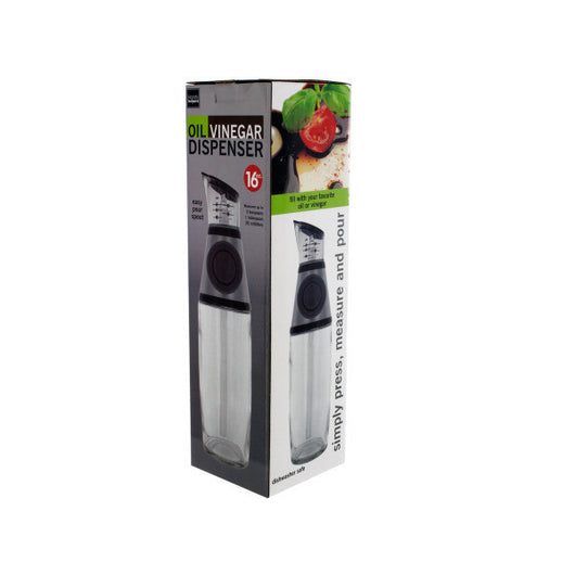 Oil And Vinegar Dispenser With Easy-Pour Spout