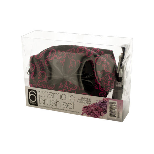 Cosmetic Brush Set With Stylish Bag