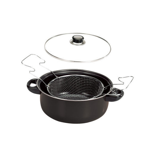 Steel Non-Stick Deep Fryer Set