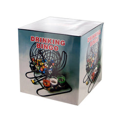 Bingo Drinking Game With Rotary Cage And Shot Glasses