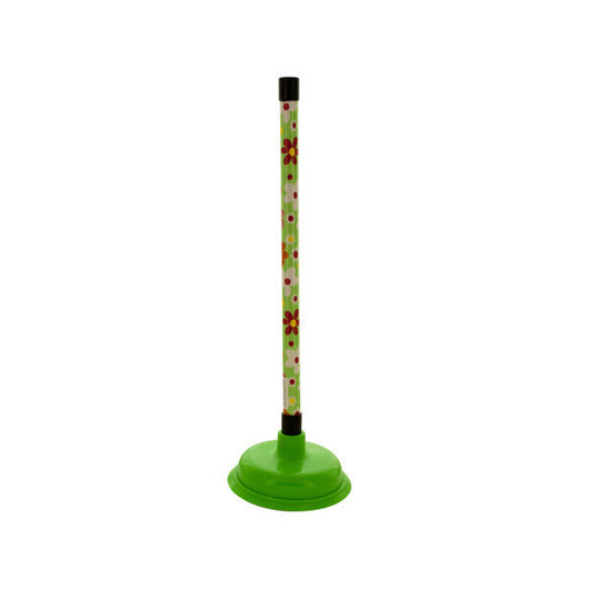 Sink Plunger With Floral Print Handle