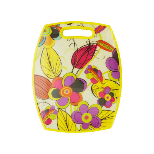 Rectangular Floral Print Cutting Board