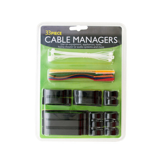 Cable Management Set - 33 Piece