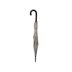Grey Umbrella With Crook Handle