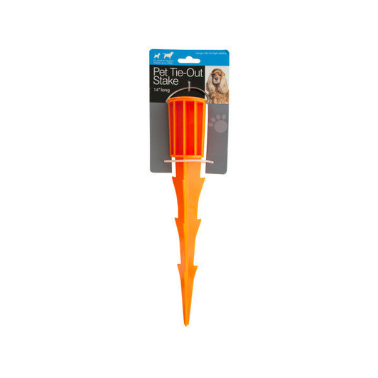 Pet Tie-Out Stake With Handle