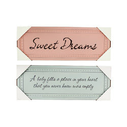 Sweet Baby Embossed Metal Sign