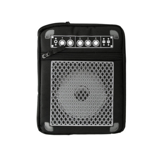 Guitar Tablet Case With External Zipper Pocket
