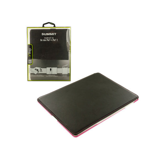 Black & Pink Ifrogz Ipad Snap-In Folio Case