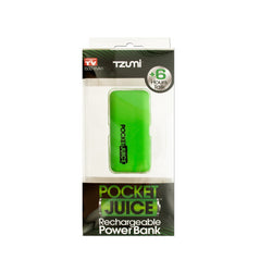 Green Pocket Juice Rechargeable Power Bank