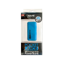 Blue Pocket Juice Rechargeable Power Bank