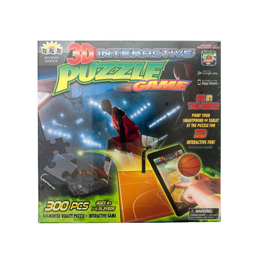 3D Interactive Basketball Puzzle Game