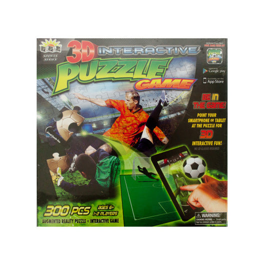 3D Interactive Soccer Puzzle Game