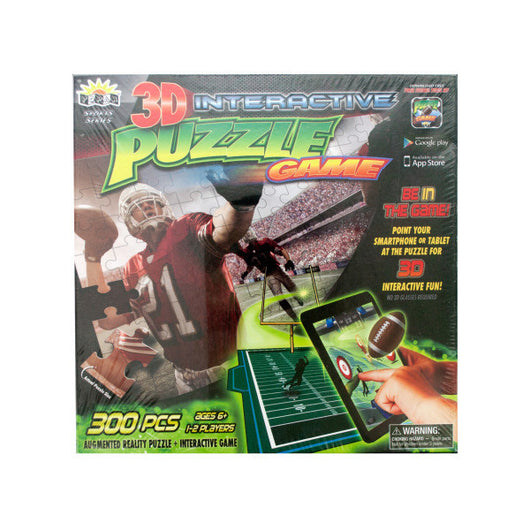 3D Interactive Football Puzzle Game