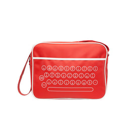 Red Typewriter Messenger Bag