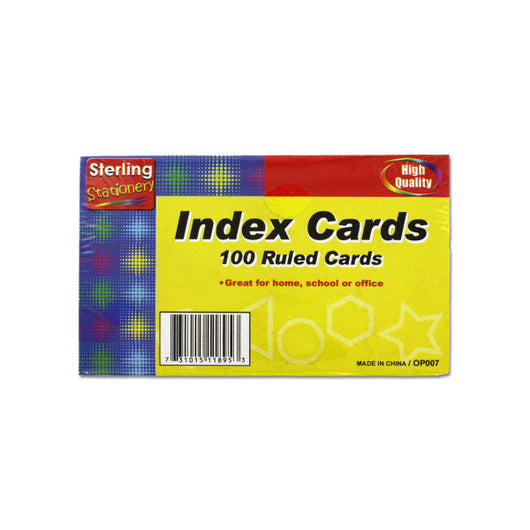 Ruled Index Sheets