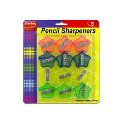 Star-Shaped Pencil Sharpener Set