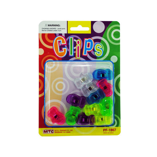 12Pk Mitten Shaped Clips