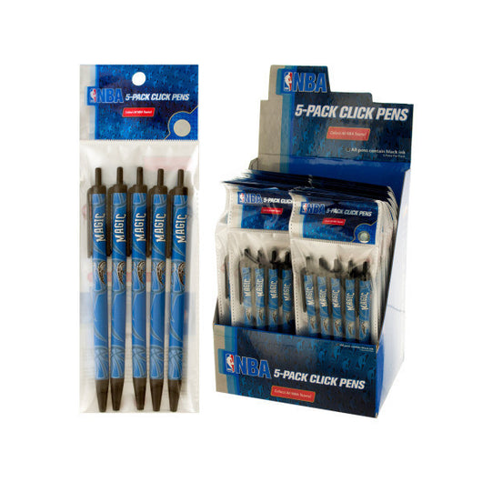 Orlando Magic Nba Licensed Click Pens Countertop Display