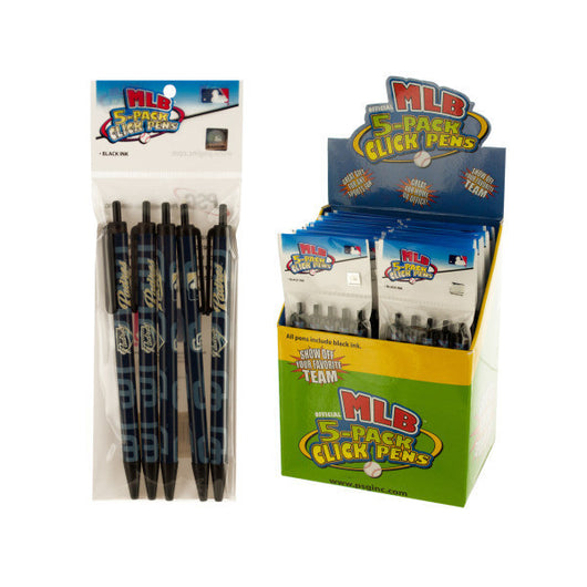 San Diego Padres Mlb Licensed Click Pens Countertop Display