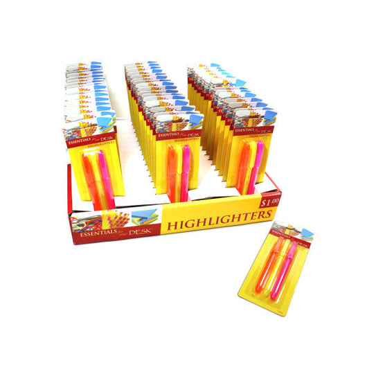 3 Piece Pen Type Highlighters