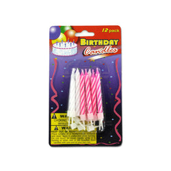 Birthday Candles With Plastic Stands
