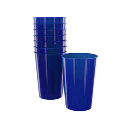 8Pk 9Oz Blue Plastic Cups