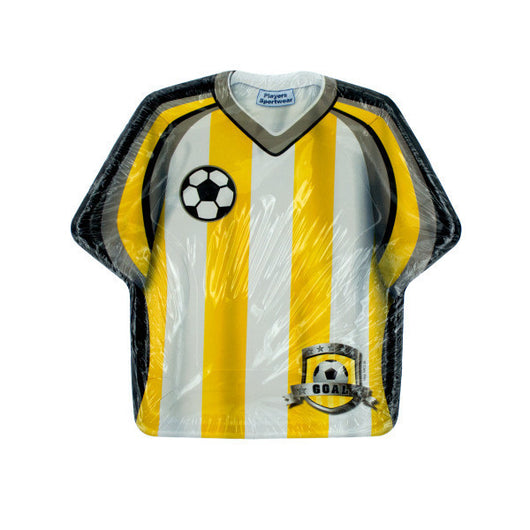 8 Pk 9 In. Soccer Shirt Shaped Paper Plates