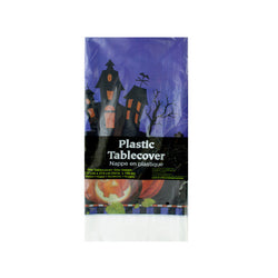 54 X 108 Halloween Haunting Plastic Table Cover